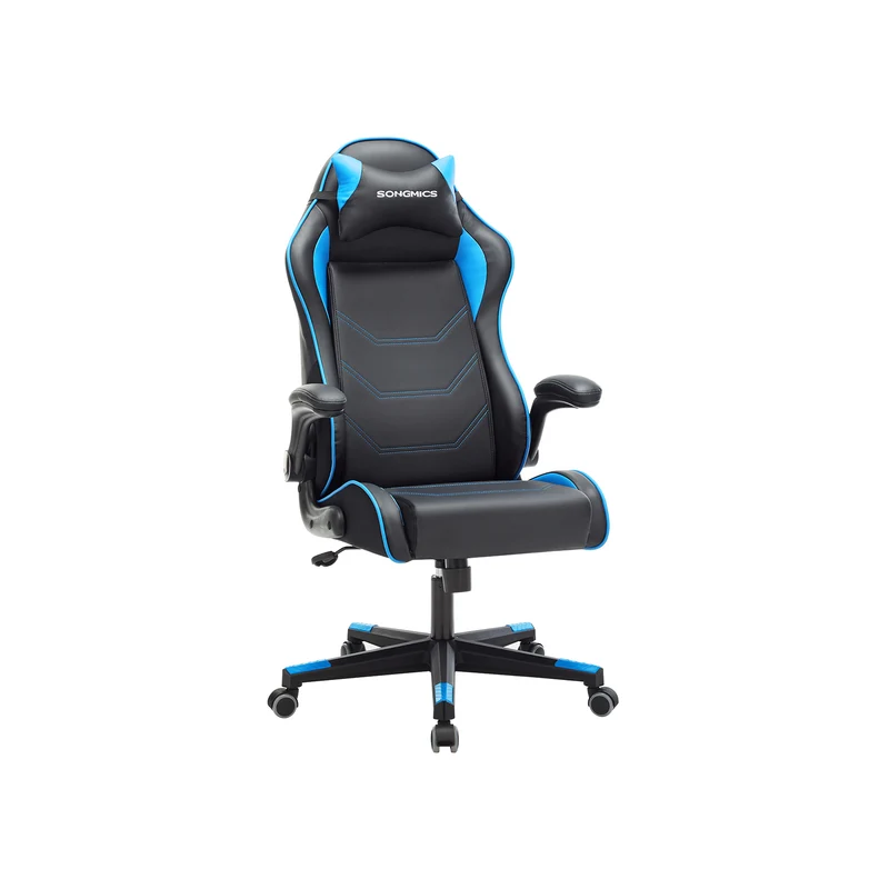 Sedia da Gaming Nero e Blu