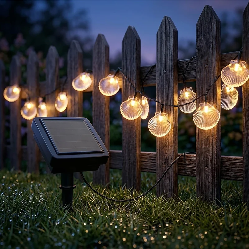 Ghirlanda Luminosa Solare LED Conchiglia Il Gruppone