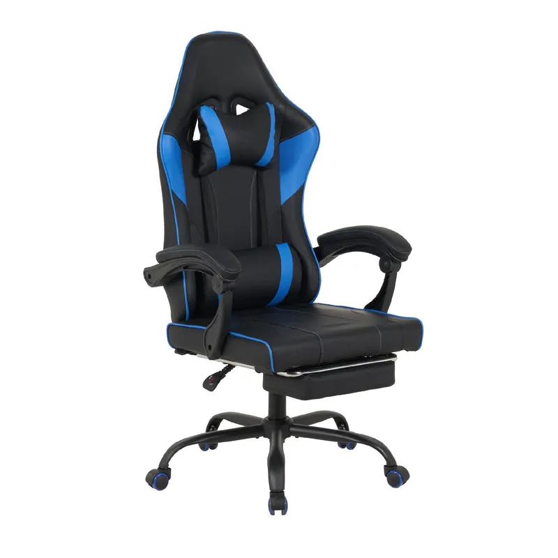 Sedia da Gaming Massaggiante,Sedia Gamer Con Poggiapiedi Il Gruppone