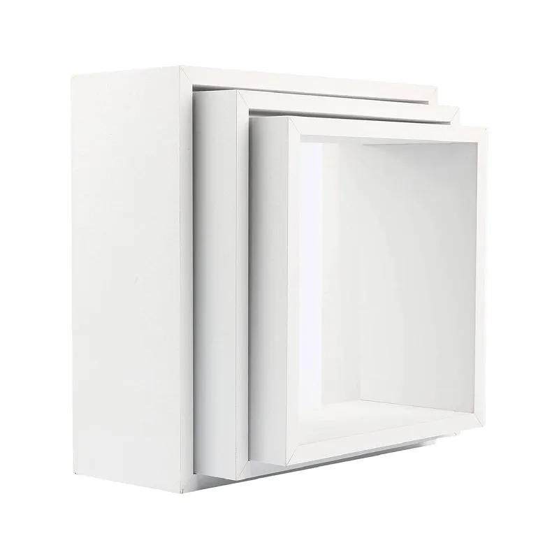 Set 3 Mensole a Cubo in Legno MDF Il Gruppone