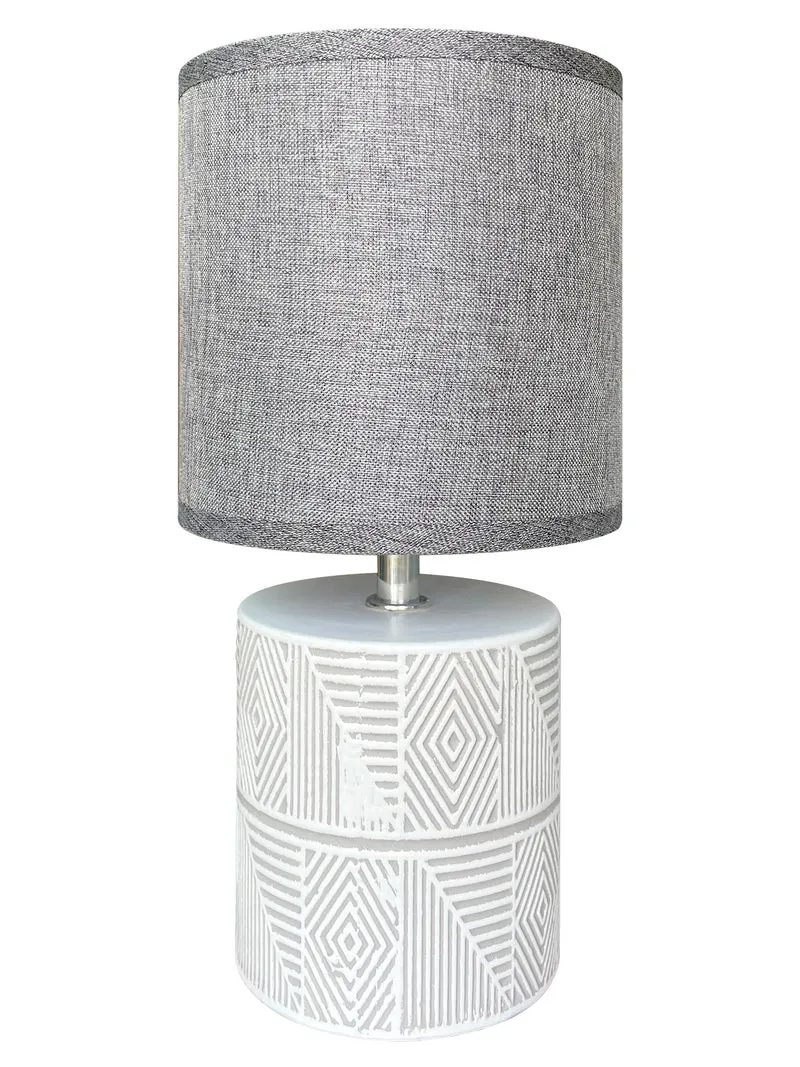 Lampada Moderna Da Comodino Con Decorazione Azteco Certificata RoHS In Ceramica Il Gruppone