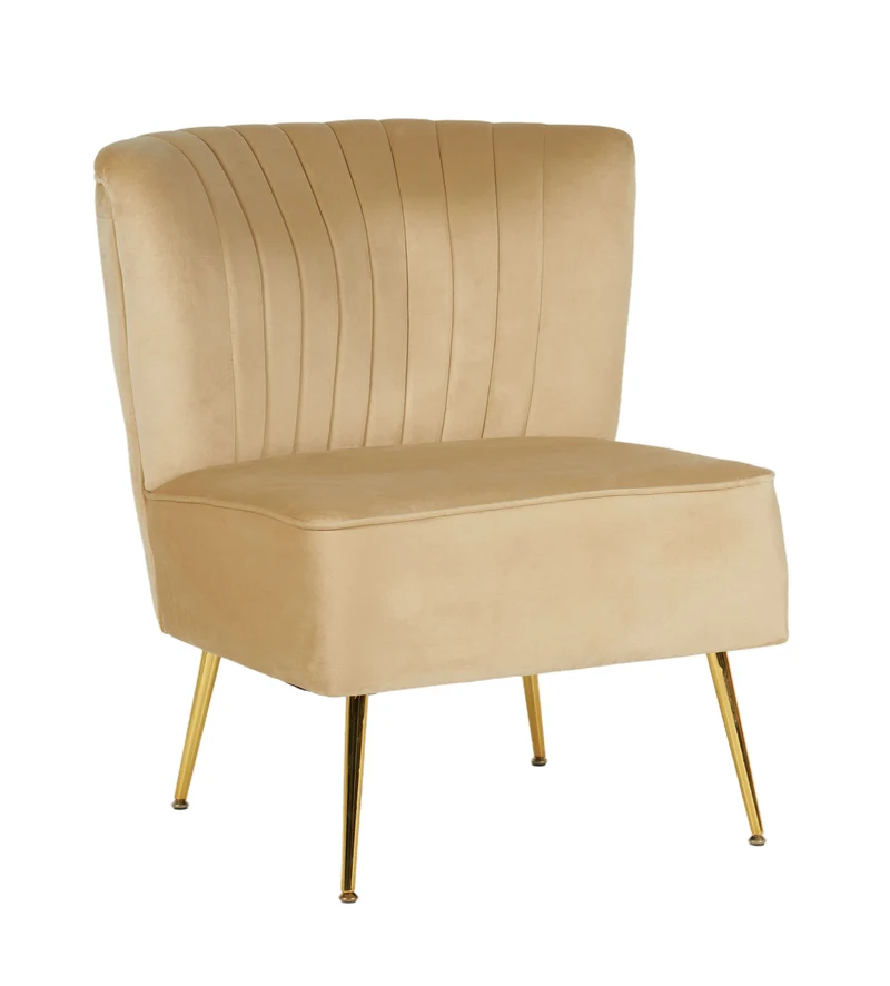 Poltrona Moderna Stile Scandinavo Comoda Rivestita In Velluto Il Gruppone