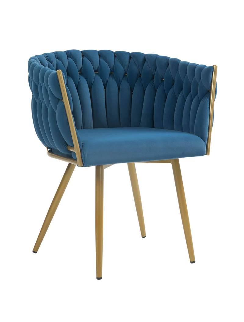 Poltrona Con Schienale In Velluto Intrecciato Design Moderno il Gruppone
