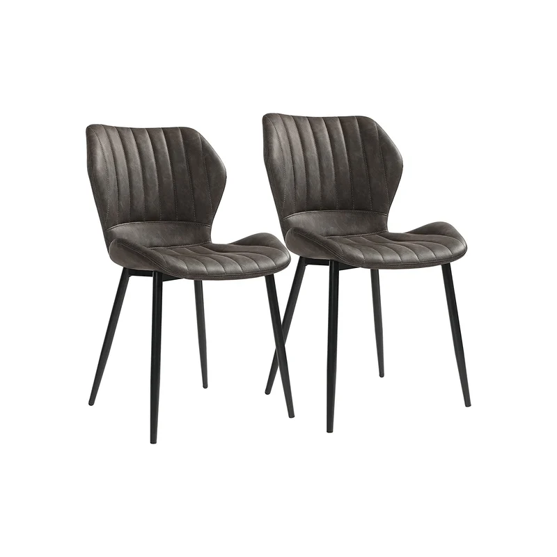 Set di 2 Sedie per Sala da Pranzo