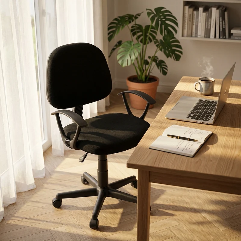 Sedia da Ufficio in Poliuretano cm 61x56x99 - MANFRED