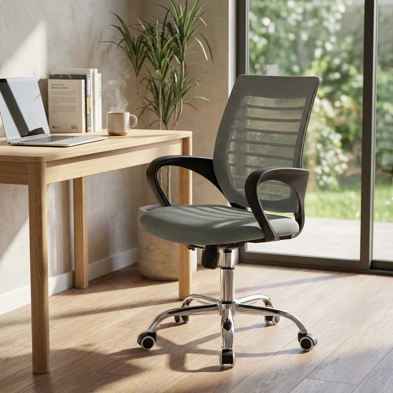 Sedia da Ufficio in Poliuretano cm 56x58x104 - CY