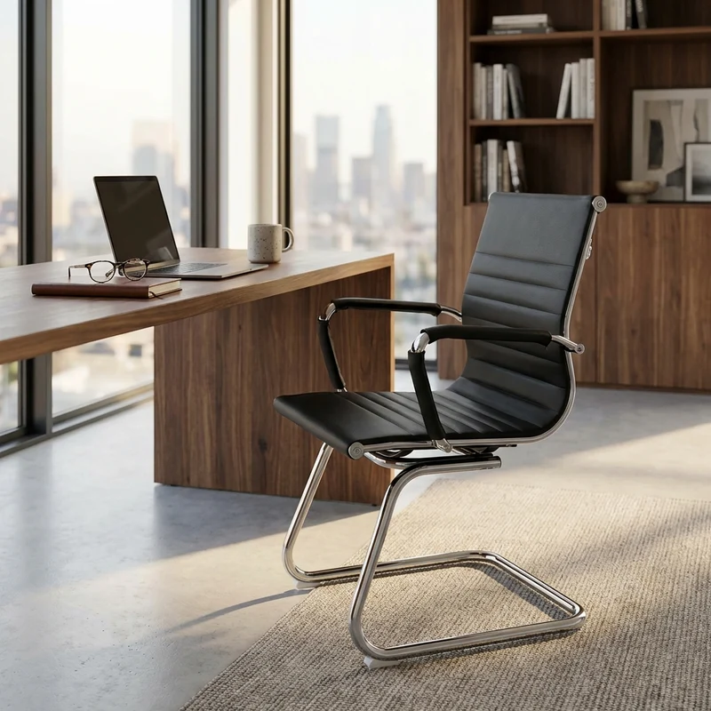 Sedia da Ufficio in Poliuretano cm 60x60x95 - BARNEY