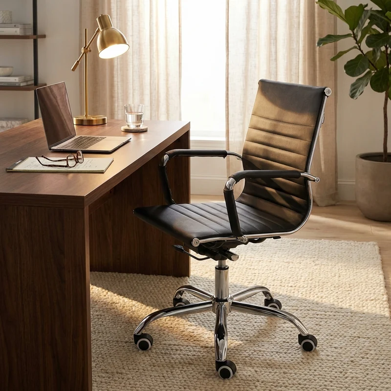 Sedia da Ufficio in Poliuretano cm 60x60x110 - SEYMOUR