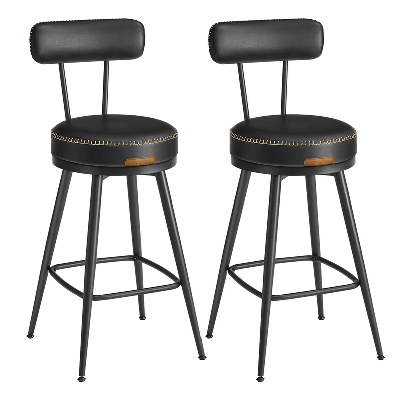 EKHO Collezione - Set da 2 Sgabelli da Cucina 65 cm