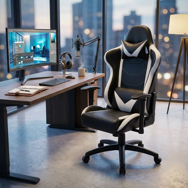 Poltrona da Gaming in Poliuretano cm 70x72x129 - JINX
