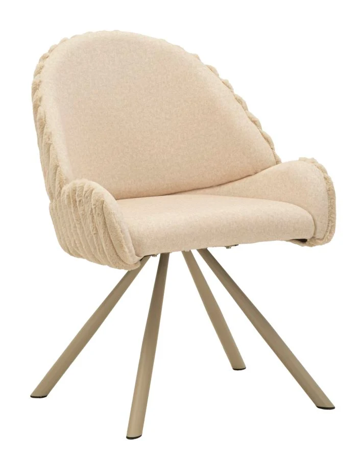 Sedia imbottita design moderno set 2 pezzi 58x53x85 cm - STOCCOLMA