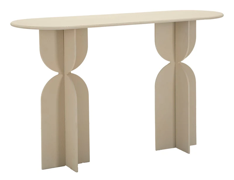 Consolle moderna 120x40 cm design scultoreo minimalista - DUNE