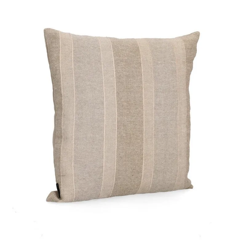 Cuscino decorativo in cotone e lino a righe 50x50 cm - RAIPUR
