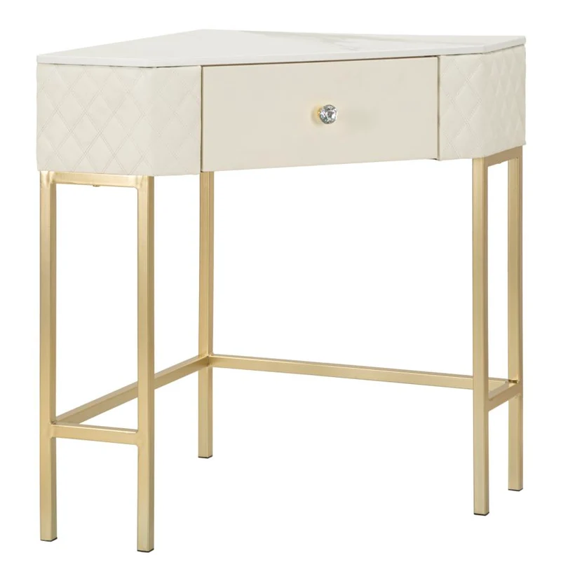 Console angolare in legno 84x60x77 cm stile classico - SHARON