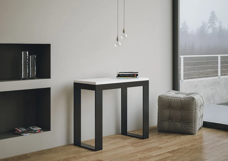 Consolle allungabile Gambe Antracite - TECNO EVOLUTION