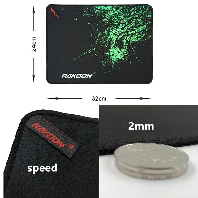 Green Dragon Large Gaming Mouse-Pad