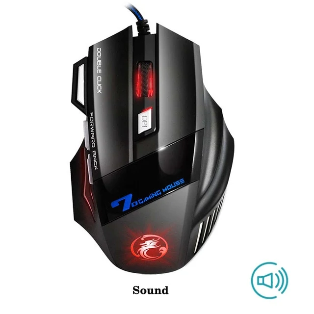 Professional Wired Gaming Mouse 5500DPI 7 Buttons