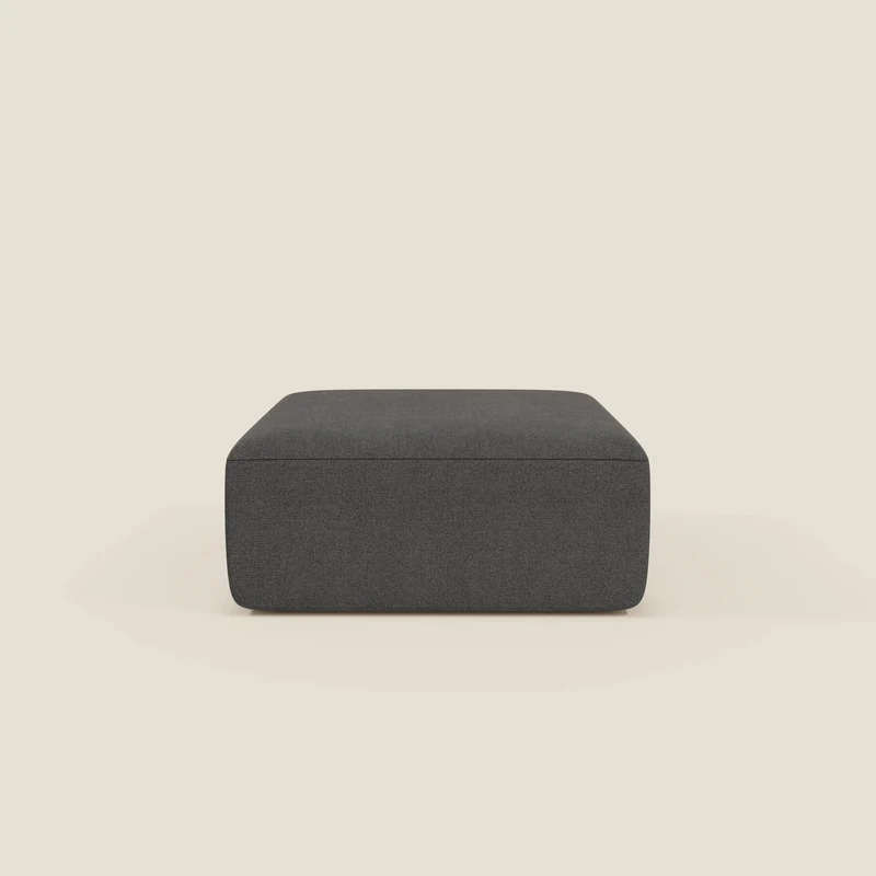 BonBon pouf divano modulare in 2 dimensioni in tessuto smacchiabile T23 antracite