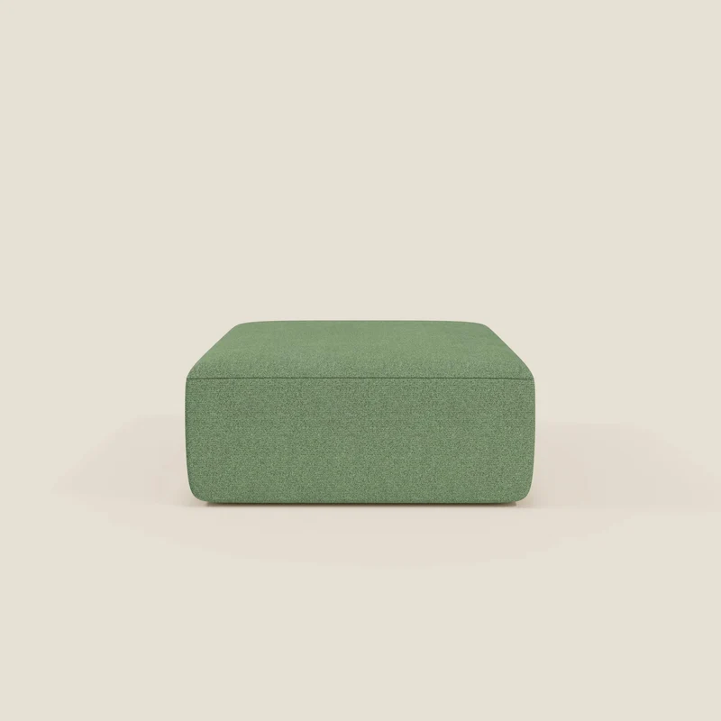 BonBon pouf divano modulare in 2 dimensioni in tessuto smacchiabile T23 menta