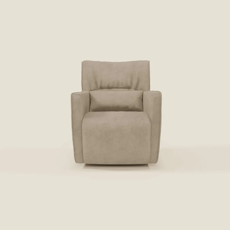 Tulla Poltrona girevole in tessuto impermeabile T02 beige
