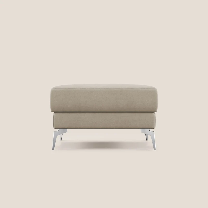 Star Pouf con piedini alti in tessuto impermeabile T02 beige