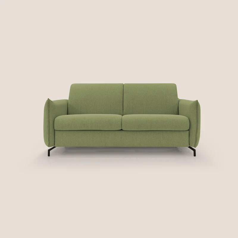 Scarlet divano letto in tessuto misto cotone impermeabile T19 verde