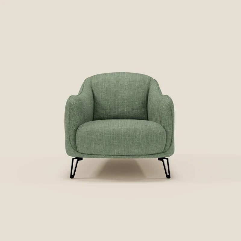 Avela Poltroncina dal comfort senza tempo in morbido tessuto impermeabile T06 verde