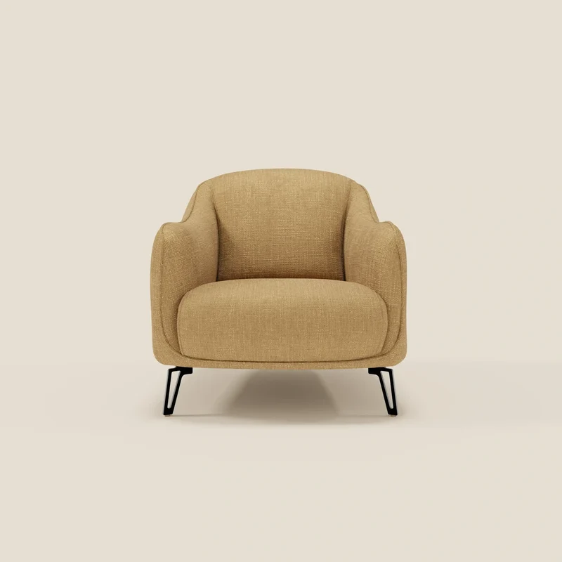 Avela Poltroncina dal comfort senza tempo in morbido tessuto impermeabile T06 giallo