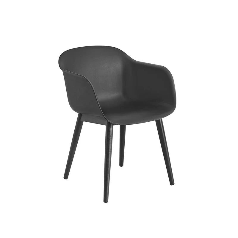 Fiber Armchair - Base in legno