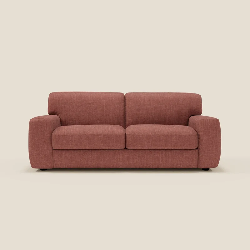 Cloud Divano letto materasso H17 cm dai morbidi cuscini in tessuto impermeabile T06 corallo
