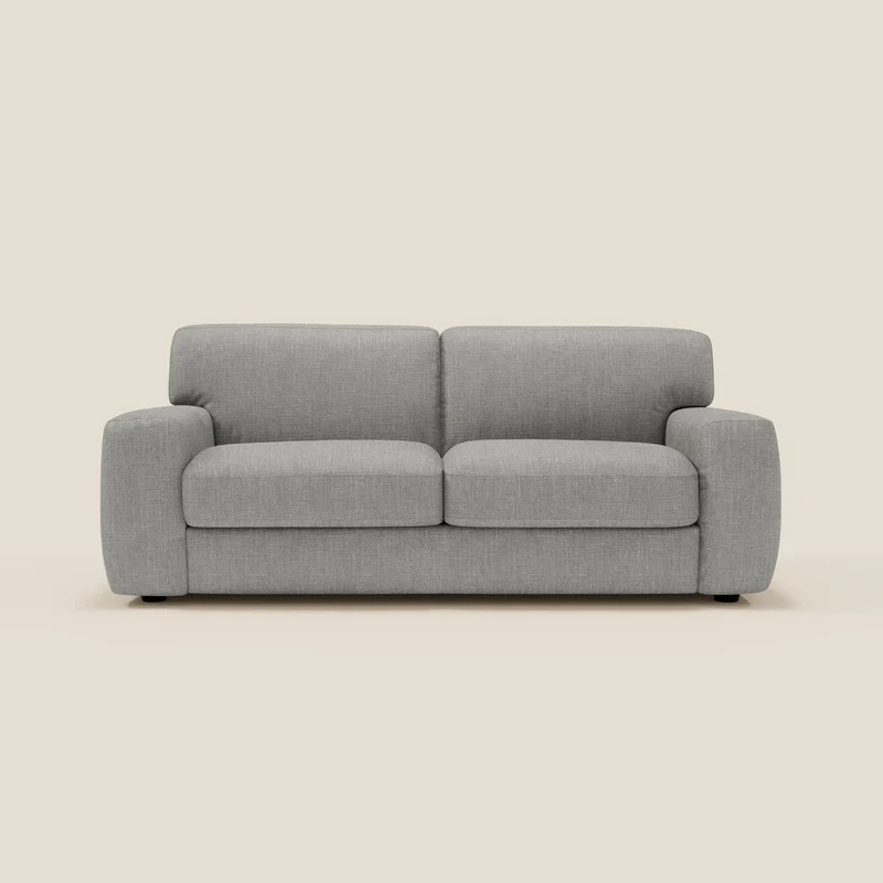 Cloud Divano letto materasso H17 cm dai morbidi cuscini in tessuto impermeabile T06 grigio