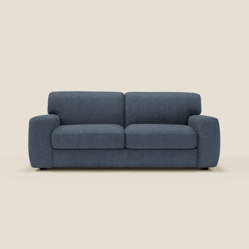 Cloud Divano letto materasso H17 cm dai morbidi cuscini in tessuto impermeabile T06 blu