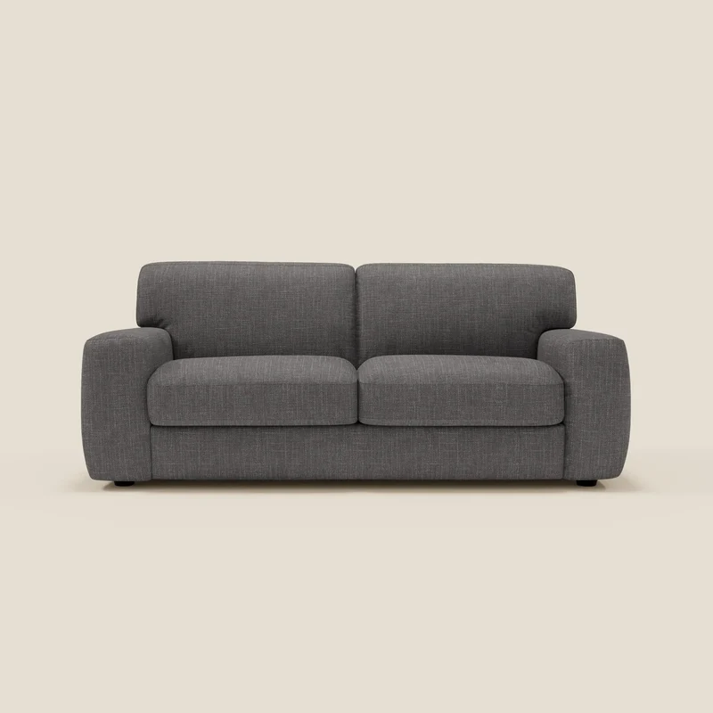 Cloud Divano letto materasso H17 cm dai morbidi cuscini in tessuto impermeabile T06 antracite