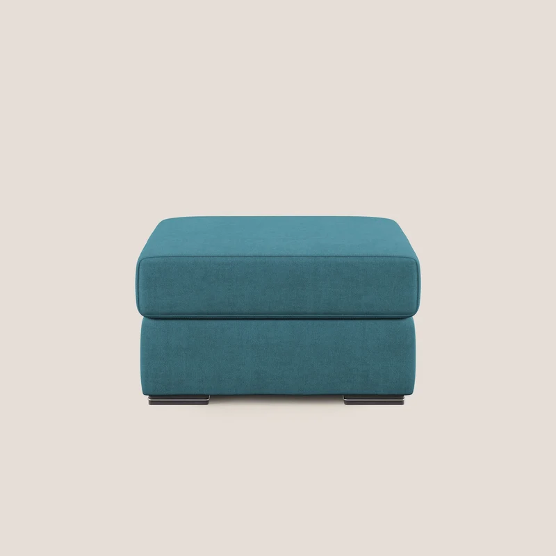 Sun pouf apribile contenitore in tessuto impermeabile T02 azzurro
