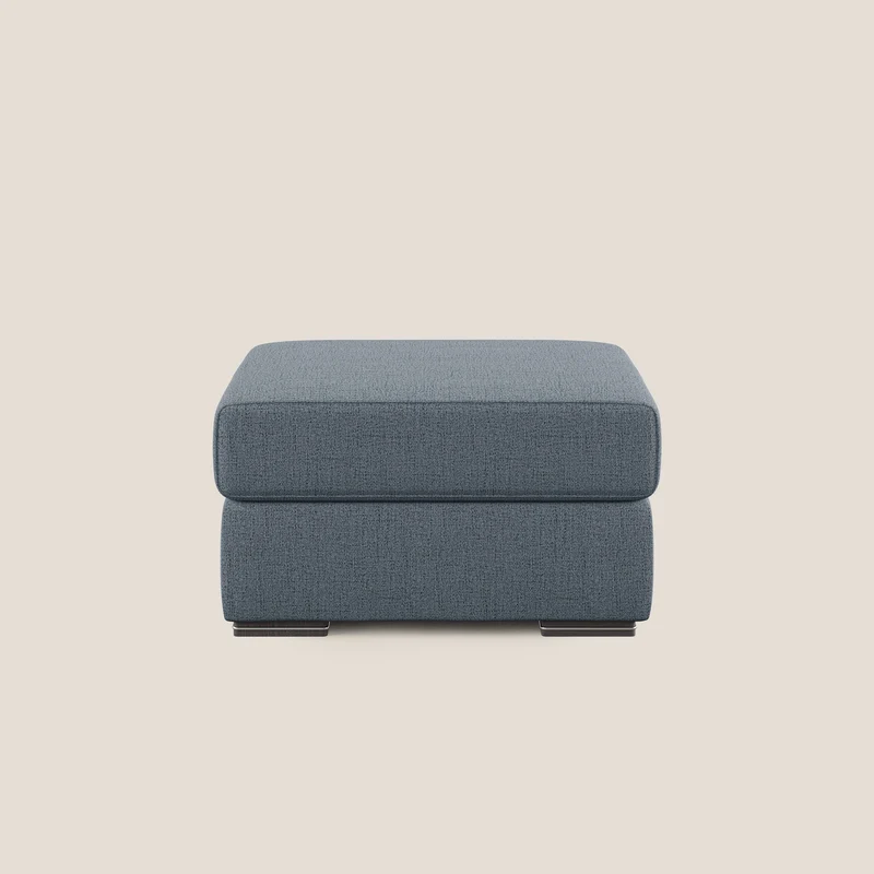 Sun pouf apribile contenitore in tessuto impermeabile fiammato T03 blu