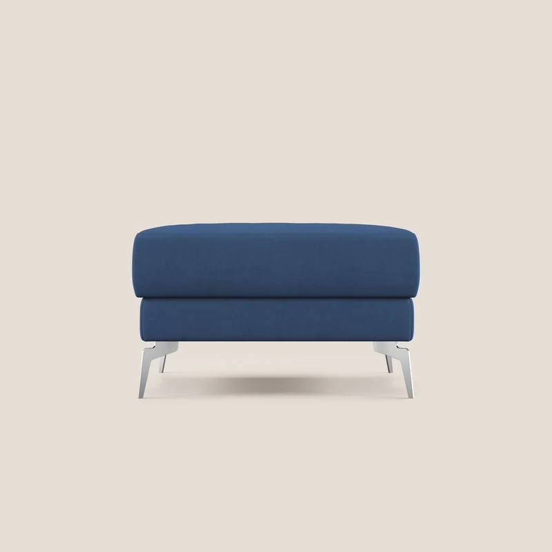 Star Pouf con piedini alti in tessuto impermeabile T02 blu