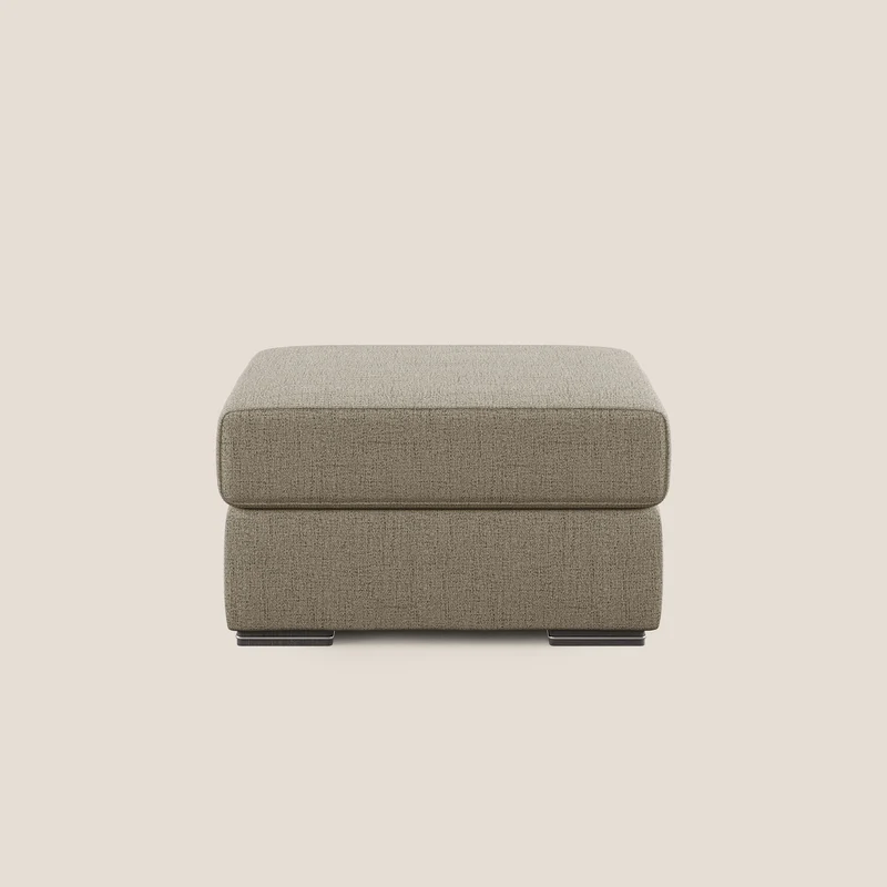 Sun pouf apribile contenitore in tessuto impermeabile fiammato T03 marrone