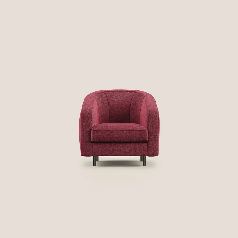 Pandora Poltroncina in morbido tessuto bouclé impermeabile T07 rosso