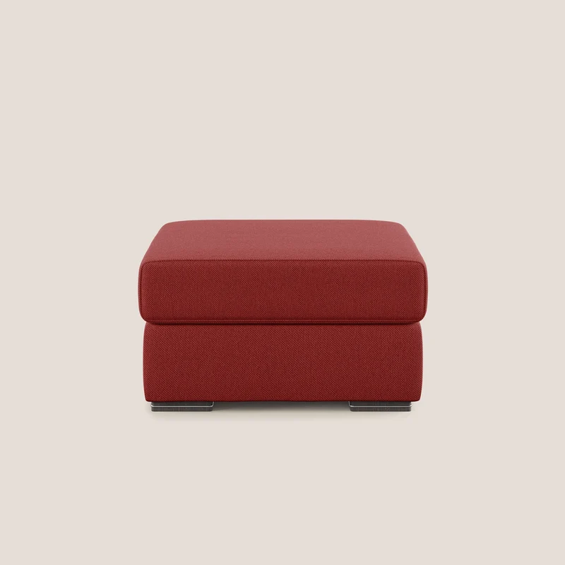 Sun pouf apribile contenitore in tessuto smacchiabile ad acqua T05 rosso