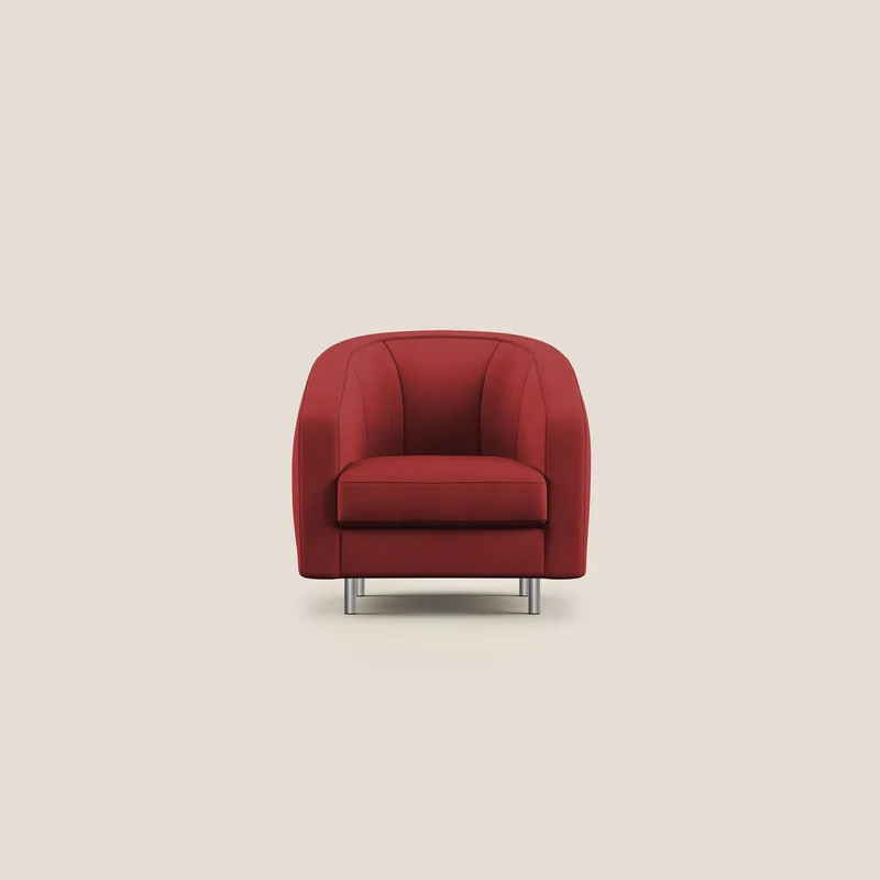 Sally Poltroncina in tessuto morbido impermeabile T02 rosso