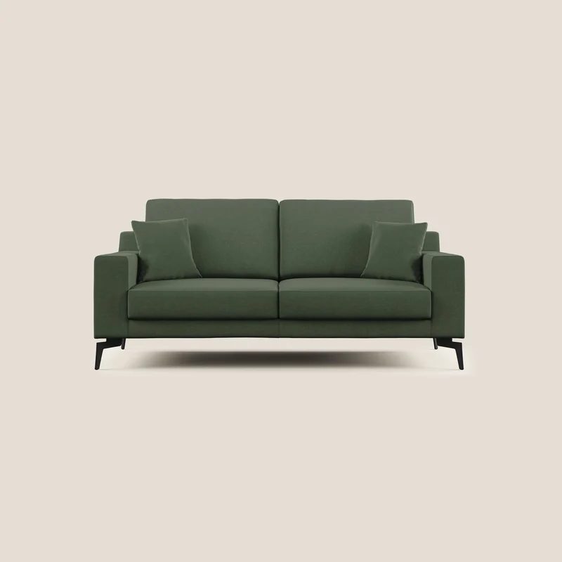 Prestige divano moderno in microfibra smacchiabile T11 verde