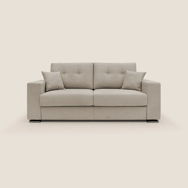 Giove divano in morbido tessuto impermeabile T02 beige