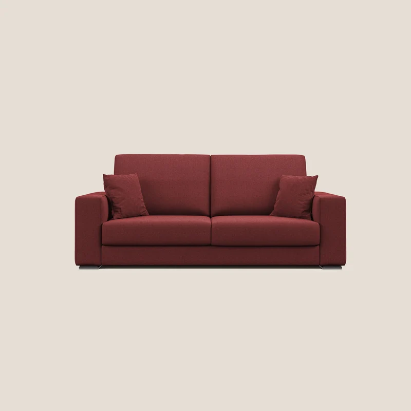Marte divano in tessuto smacchiabile impermeabile T08 rosso