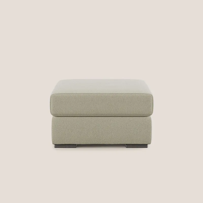 Sun pouf apribile contenitore in tessuto smacchiabile ad acqua T05 panna