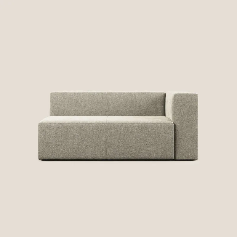 Nettuno modulo angolo/laterale maxi in morbido tessuto bouclè T07 beige