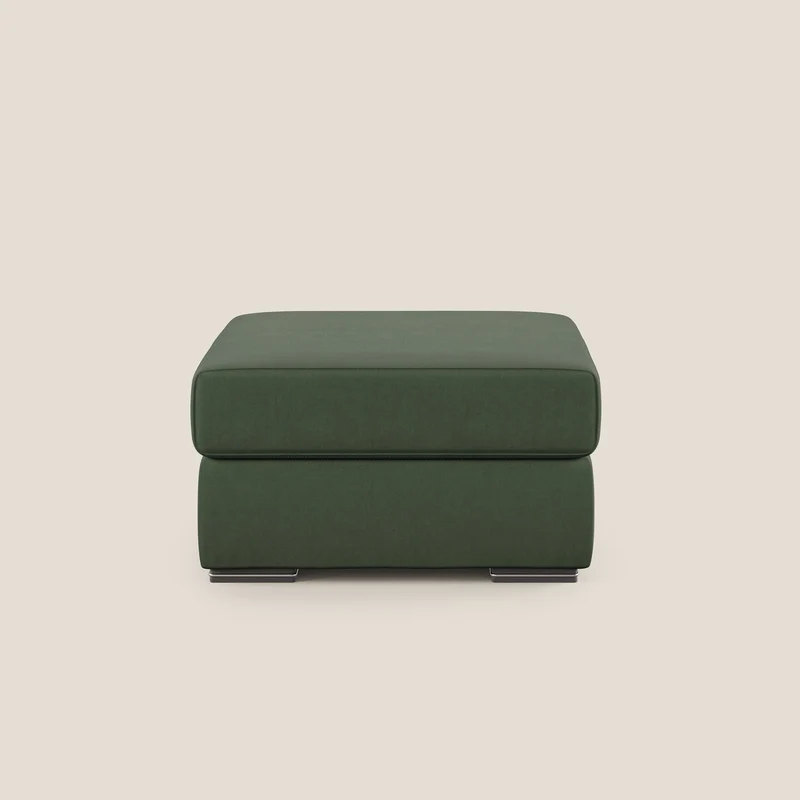 Sun pouf apribile contenitore in microfibra smacchiabile T11 verde