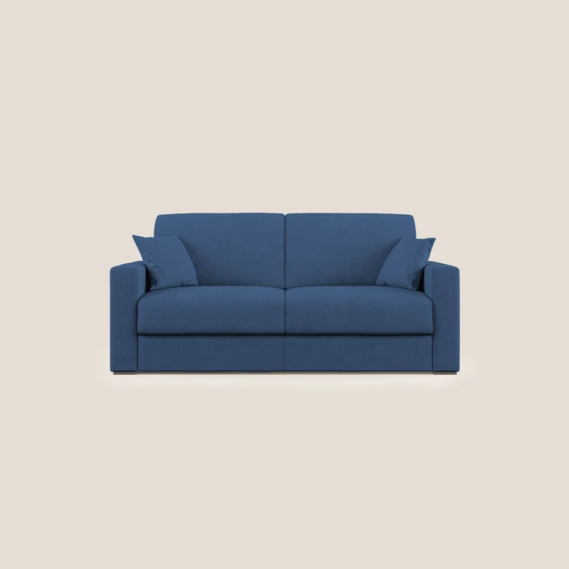 Best Divano letto matrimoniale in tessuto impermeabile T02 blu