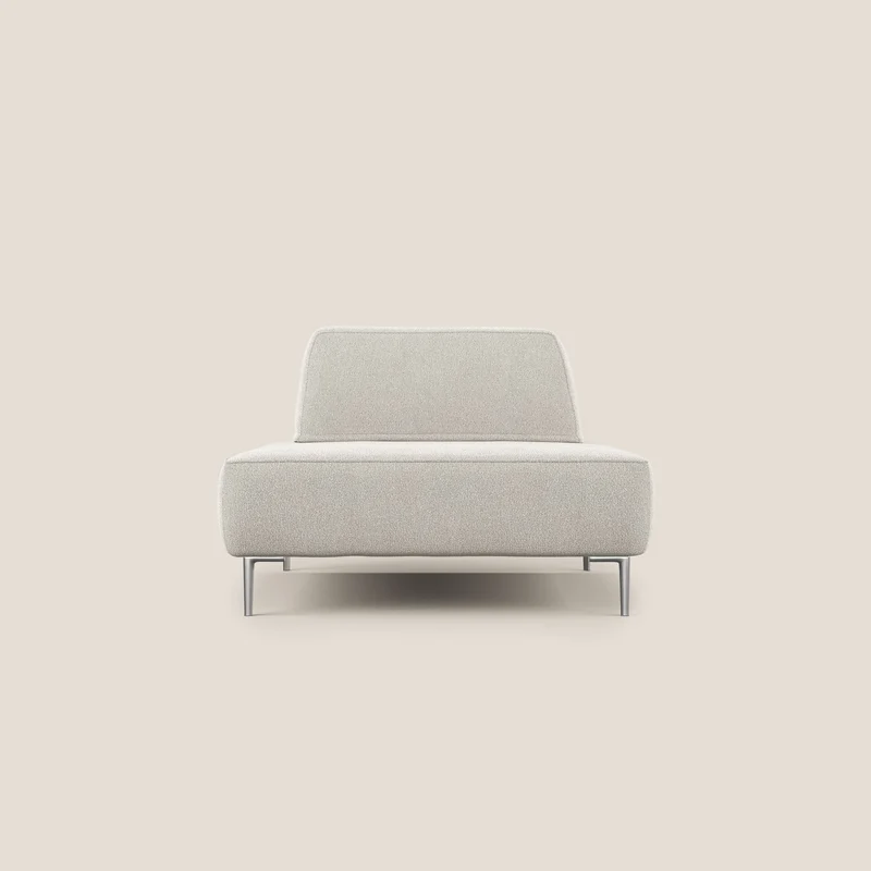 Newton poltrona modulare con schienali movibili T07 bianco