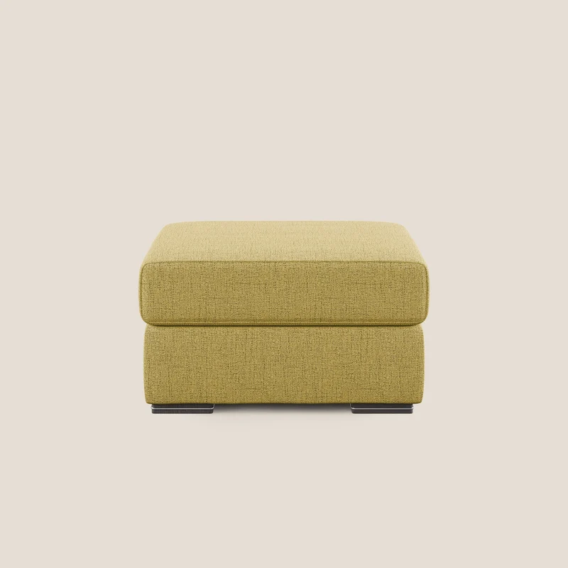 Sun pouf apribile contenitore in tessuto impermeabile fiammato T03 giallo