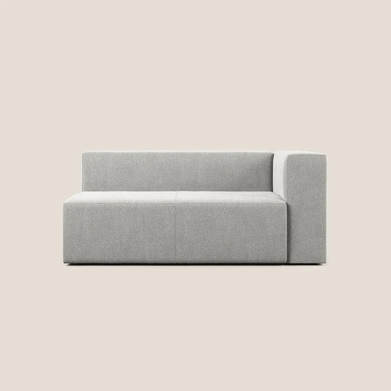 Nettuno modulo angolo/laterale maxi in morbido tessuto bouclè T07 grigio
